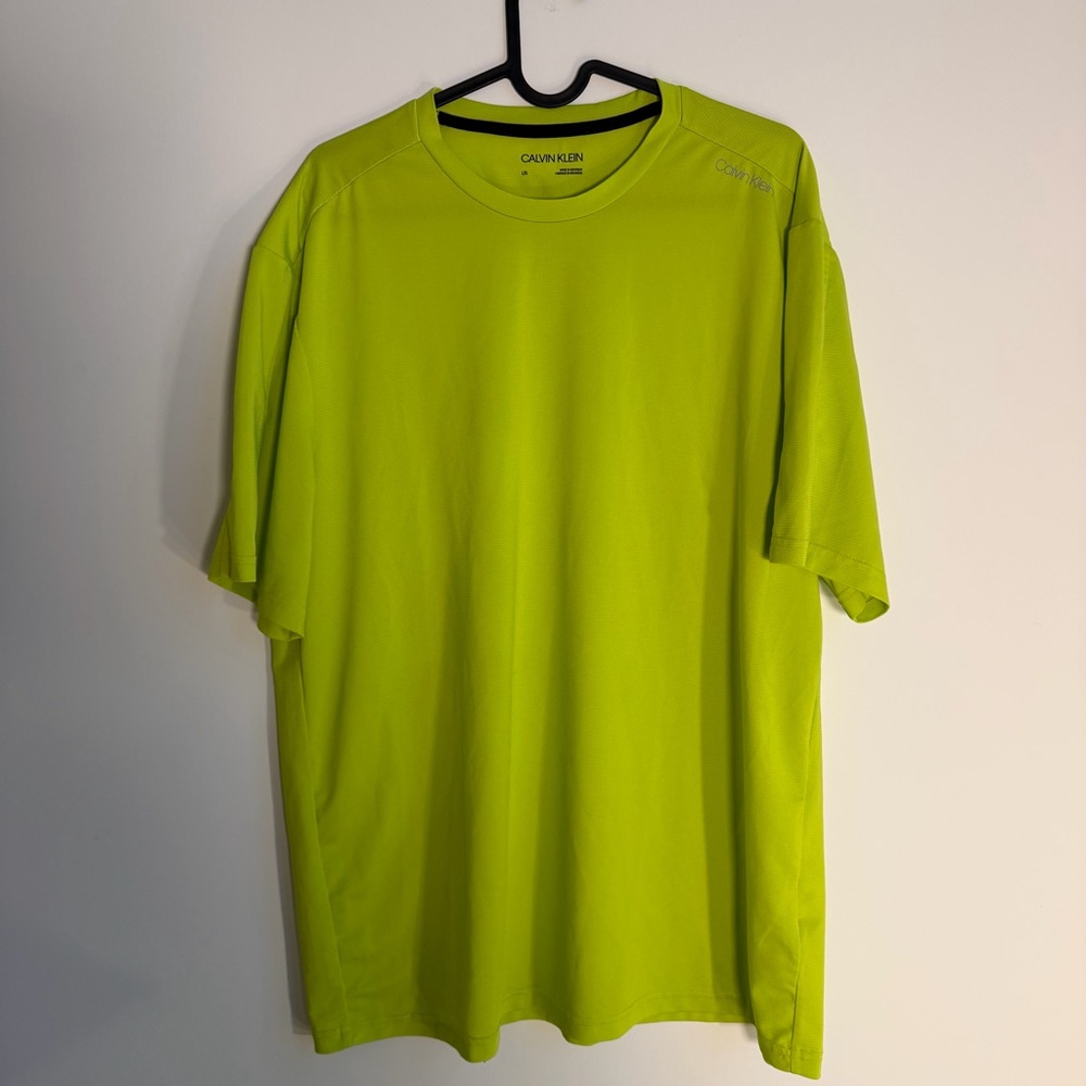 Calvin Klein Men’s Neon Lime Short Sleeve Tee